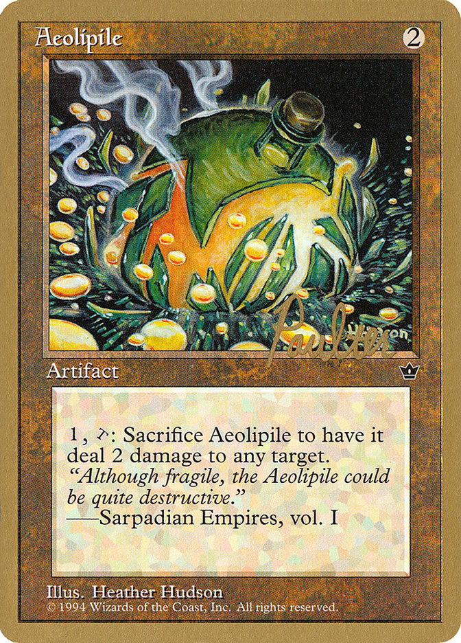 Aeolipile (Preston Poulter) [Pro Tour Collector Set] | Gear Gaming Bentonville