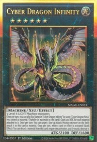 Cyber Dragon Infinity [MAGO-EN033] Gold Rare | Gear Gaming Bentonville