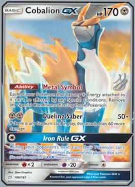 Cobalion GX (106/181) (Perfection - Henry Brand) [World Championships 2019] | Gear Gaming Bentonville