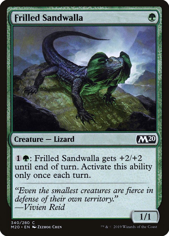 Frilled Sandwalla [Core Set 2020] | Gear Gaming Bentonville