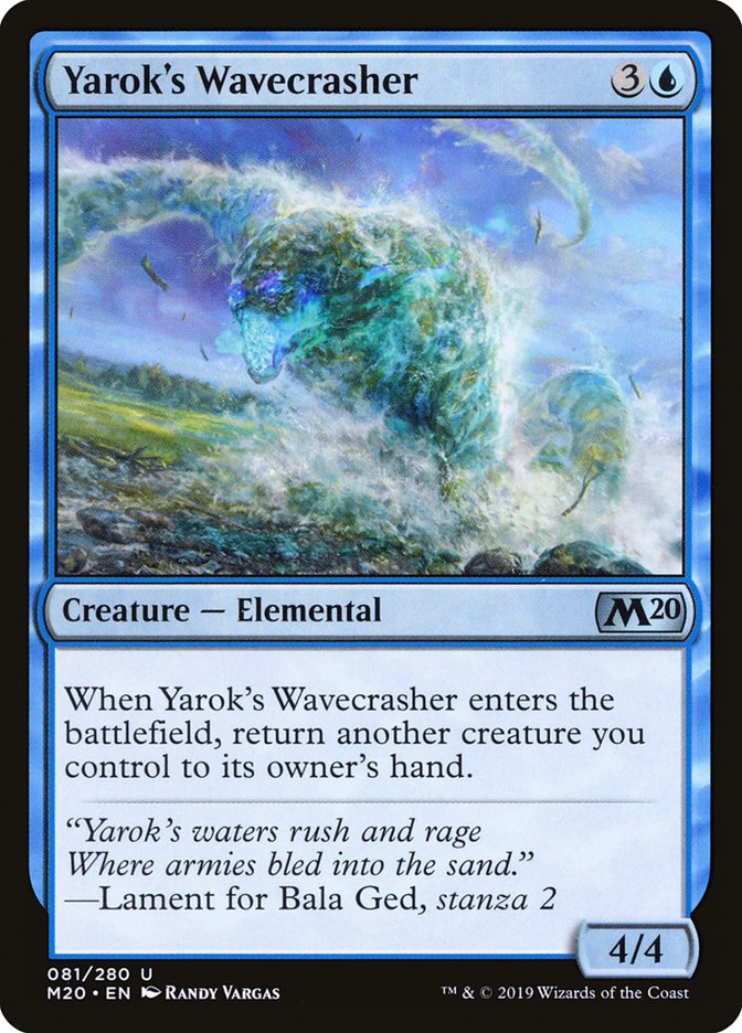 Yarok's Wavecrasher [Core Set 2020] | Gear Gaming Bentonville