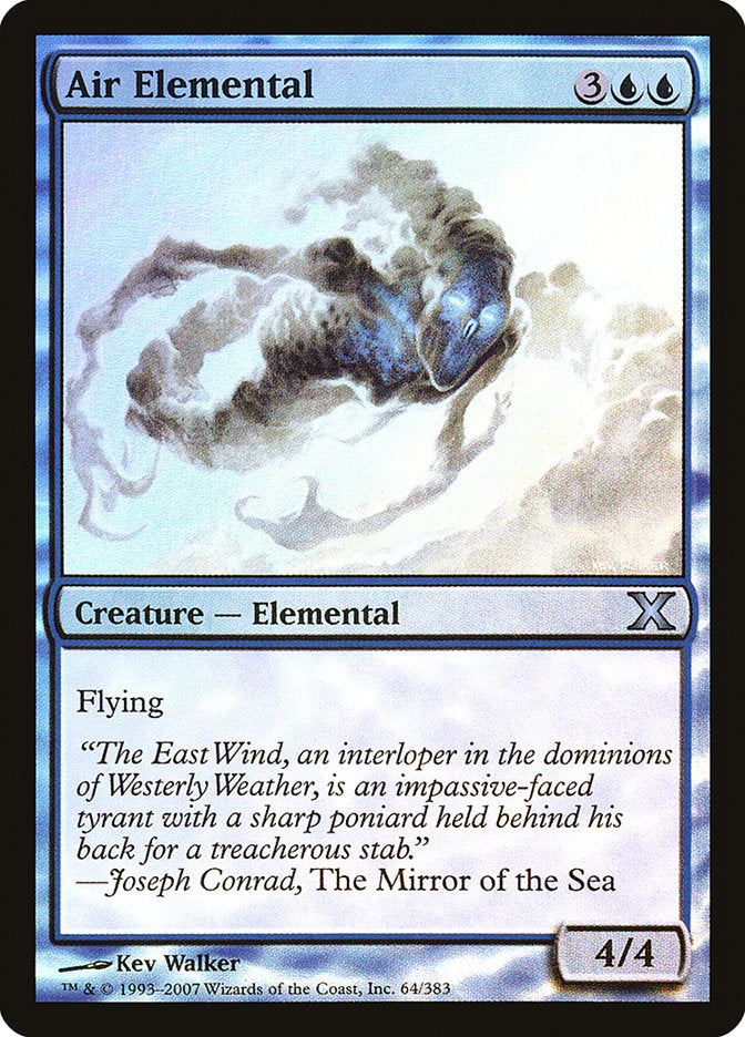 Air Elemental (Premium Foil) [Tenth Edition] | Gear Gaming Bentonville