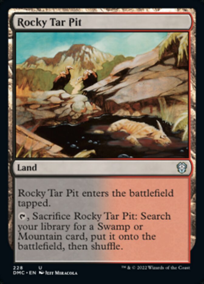 Rocky Tar Pit [Dominaria United Commander] | Gear Gaming Bentonville