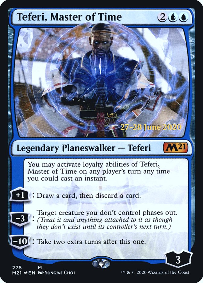 Teferi, Master of Time  [Core Set 2021 Prerelease Promos] | Gear Gaming Bentonville