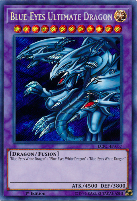 Blue-Eyes Ultimate Dragon [LCKC-EN057] Secret Rare | Gear Gaming Bentonville