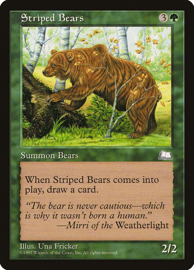 Striped Bears [Weatherlight] | Gear Gaming Bentonville