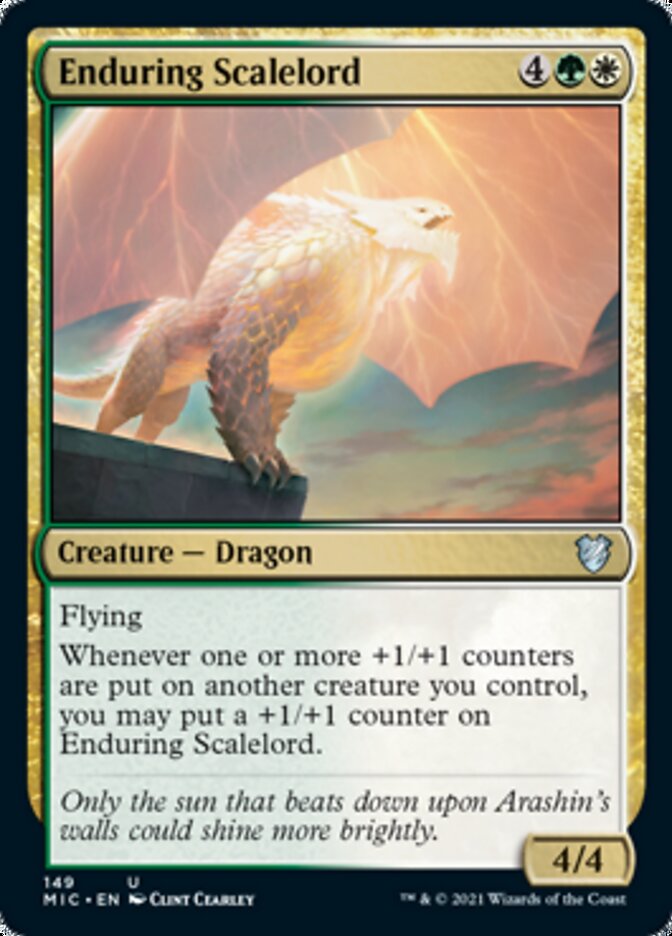 Enduring Scalelord [Innistrad: Midnight Hunt Commander] | Gear Gaming Bentonville