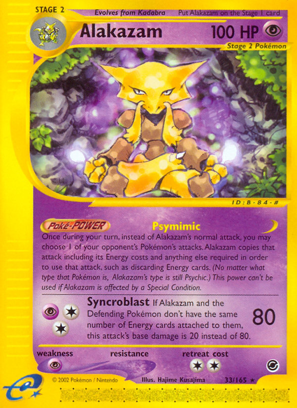 Alakazam (33/165) [Expedition: Base Set] | Gear Gaming Bentonville