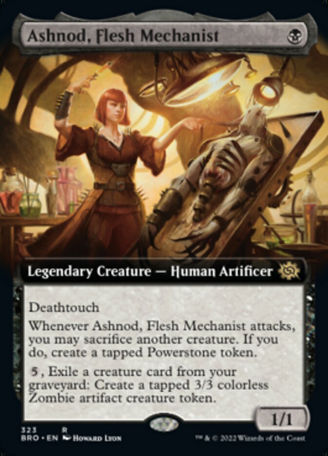 Ashnod, Flesh Mechanist (Extended Art) [The Brothers' War] | Gear Gaming Bentonville