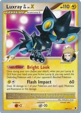 Luxray GL LV.X (109/111) (Crowned Tiger - Tsubasa Nakamura) [World Championships 2009] | Gear Gaming Bentonville