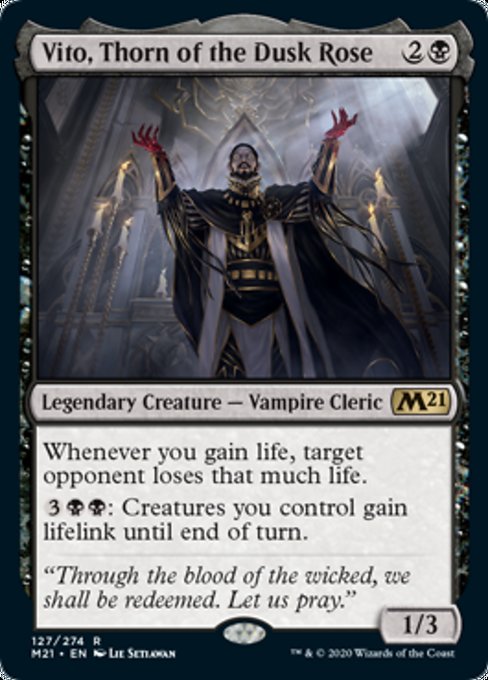 Vito, Thorn of the Dusk Rose [Core Set 2021] | Gear Gaming Bentonville