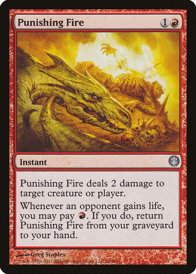 Punishing Fire [Duel Decks: Knights vs. Dragons] | Gear Gaming Bentonville