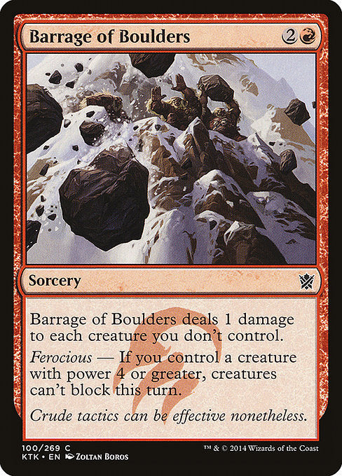 Barrage of Boulders [Khans of Tarkir] | Gear Gaming Bentonville