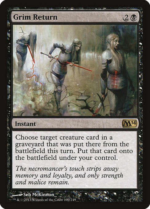 Grim Return [Magic 2014 (M14)] | Gear Gaming Bentonville