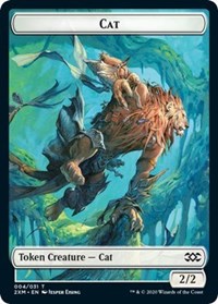 Cat // Copy Double-sided Token [Double Masters Tokens] | Gear Gaming Bentonville