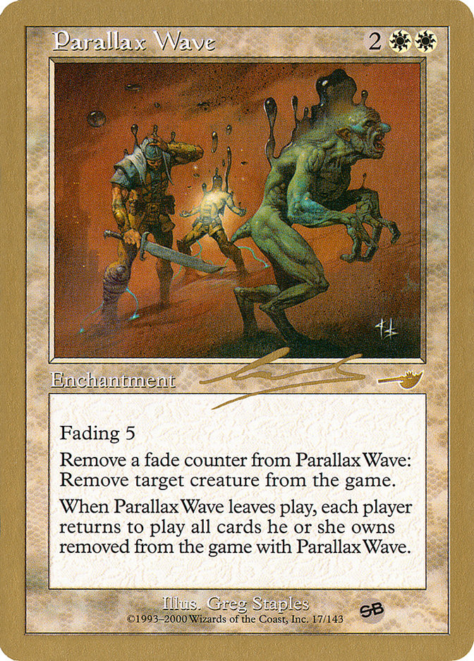 Parallax Wave (Nicolas Labarre) (SB) [World Championship Decks 2000] | Gear Gaming Bentonville