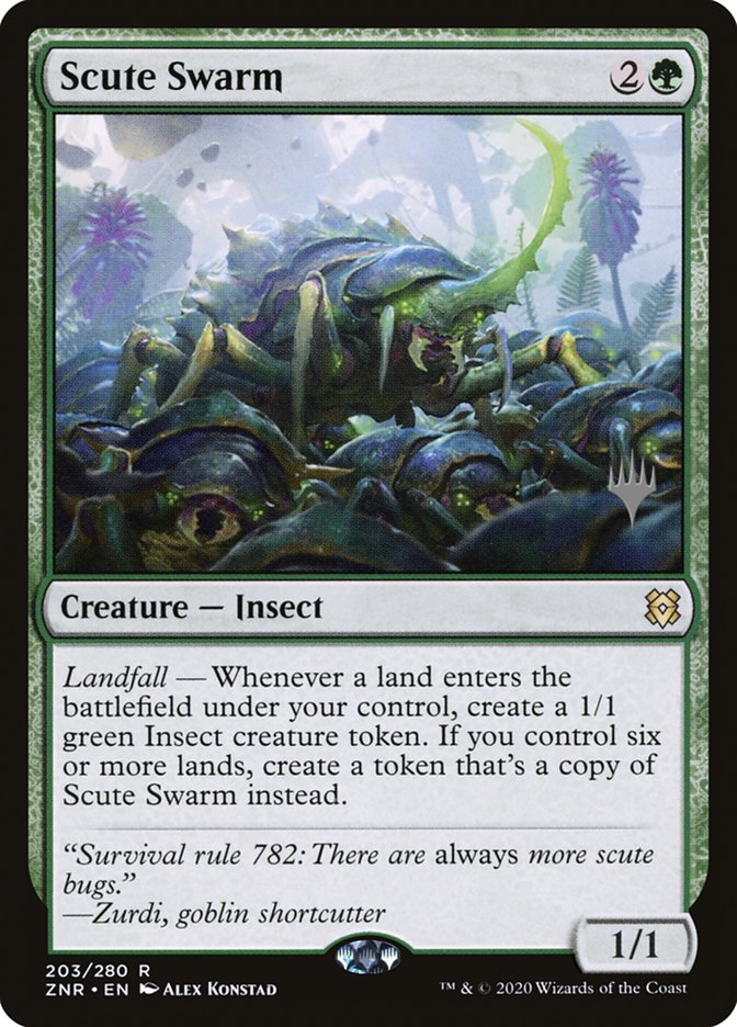 Scute Swarm (Promo Pack) [Zendikar Rising Promos] | Gear Gaming Bentonville