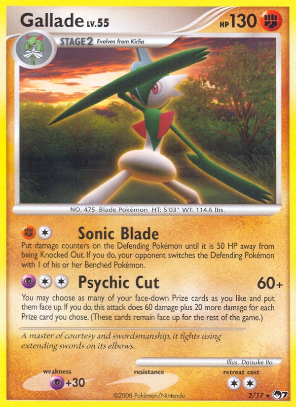 Gallade (2/17) [POP Series 7] | Gear Gaming Bentonville