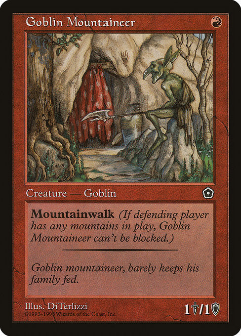 Goblin Mountaineer [Portal Second Age] | Gear Gaming Bentonville