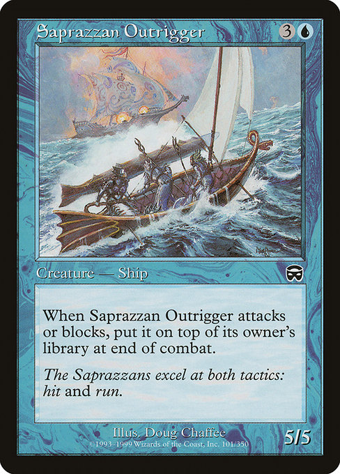 Saprazzan Outrigger [Mercadian Masques] | Gear Gaming Bentonville