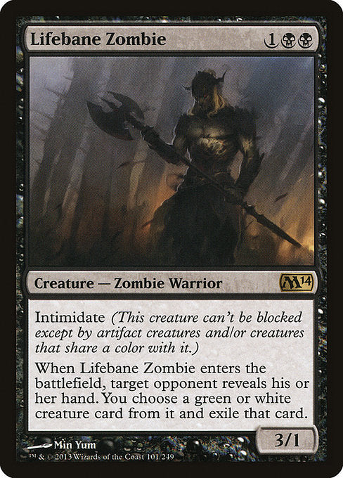 Lifebane Zombie [Magic 2014 (M14)] | Gear Gaming Bentonville