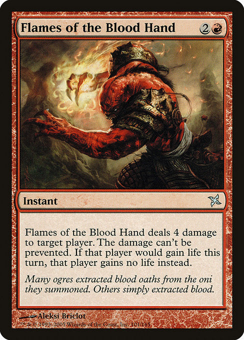 Flames of the Blood Hand [Betrayers of Kamigawa] | Gear Gaming Bentonville