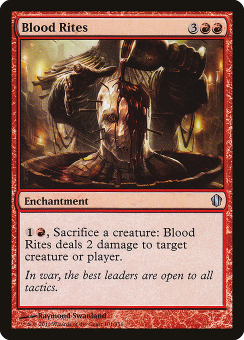 Blood Rites [Commander 2013] | Gear Gaming Bentonville