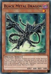 Black Metal Dragon [Clash of Rebellions] [CORE-EN022] | Gear Gaming Bentonville