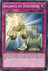 Balance of Judgment [Clash of Rebellions] [CORE-EN078] | Gear Gaming Bentonville