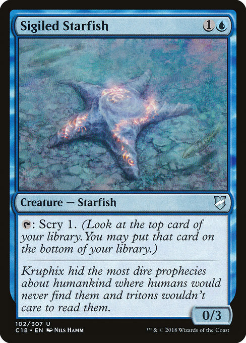 Sigiled Starfish [Commander 2018] | Gear Gaming Bentonville