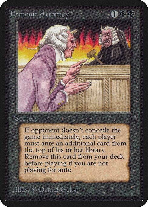 Demonic Attorney [Alpha Edition] | Gear Gaming Bentonville
