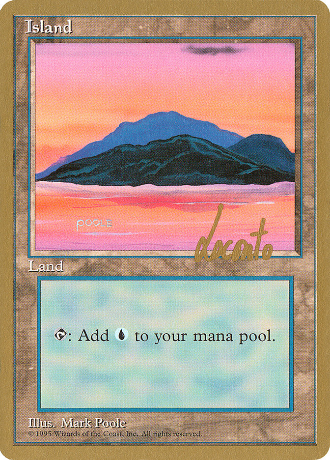 Island (ml369) (Michael Loconto) [Pro Tour Collector Set] | Gear Gaming Bentonville