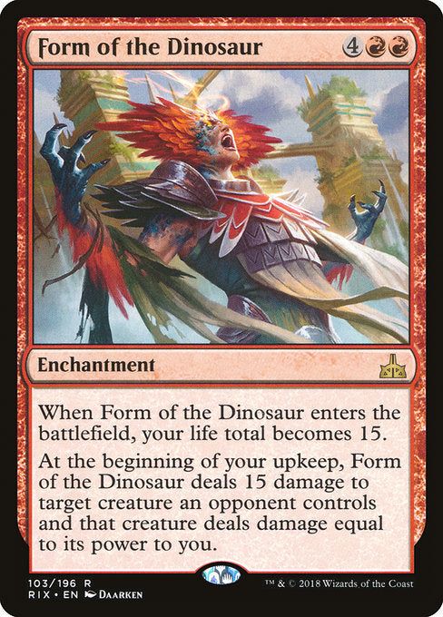 Form of the Dinosaur [Rivals of Ixalan] | Gear Gaming Bentonville