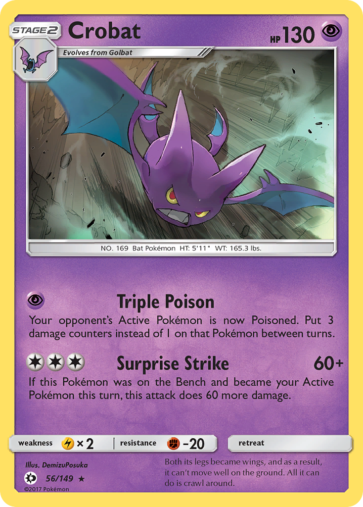 Crobat (56/149) [Sun & Moon: Base Set] | Gear Gaming Bentonville