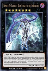 Number 23: Lancelot, Dark Knight of the Underworld [Yu-Gi-Oh! ZEXAL Manga Promotional Cards] [YZ07-EN001] | Gear Gaming Bentonville