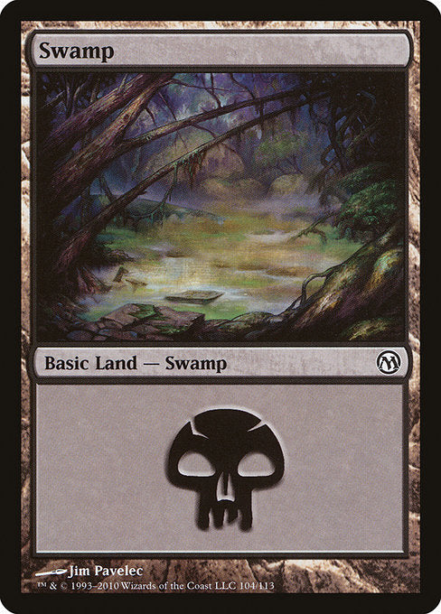 Swamp (104) [Duels of the Planeswalkers] | Gear Gaming Bentonville