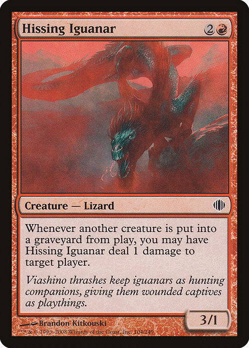 Hissing Iguanar [Shards of Alara] | Gear Gaming Bentonville