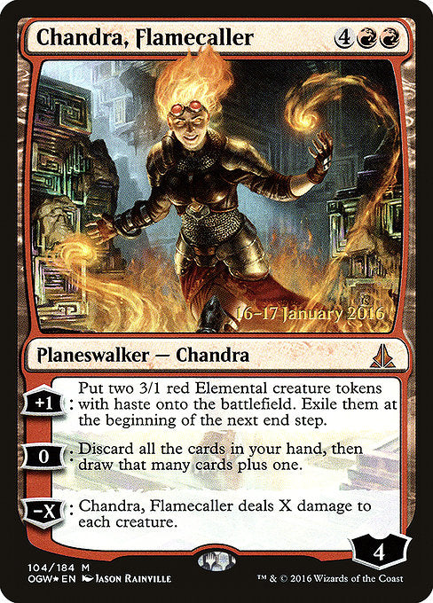 Chandra, Flamecaller [Prerelease Cards] | Gear Gaming Bentonville