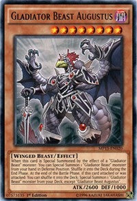 Gladiator Beast Augustus [2015 Mega-Tins Mega Pack] [MP15-EN020] | Gear Gaming Bentonville