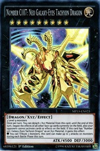 Number C107: Neo Galaxy-Eyes Tachyon Dragon [2015 Mega-Tins Mega Pack] [MP15-EN023] | Gear Gaming Bentonville