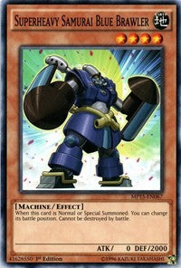 Superheavy Samurai Blue Brawler [2015 Mega-Tins Mega Pack] [MP15-EN067] | Gear Gaming Bentonville