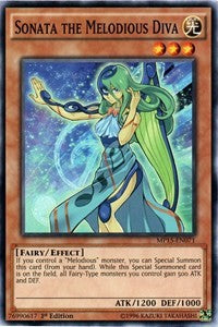 Sonata the Melodious Diva [2015 Mega-Tins Mega Pack] [MP15-EN071] | Gear Gaming Bentonville