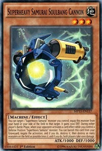 Superheavy Samurai Soulbang Cannon [2015 Mega-Tins Mega Pack] [MP15-EN137] | Gear Gaming Bentonville
