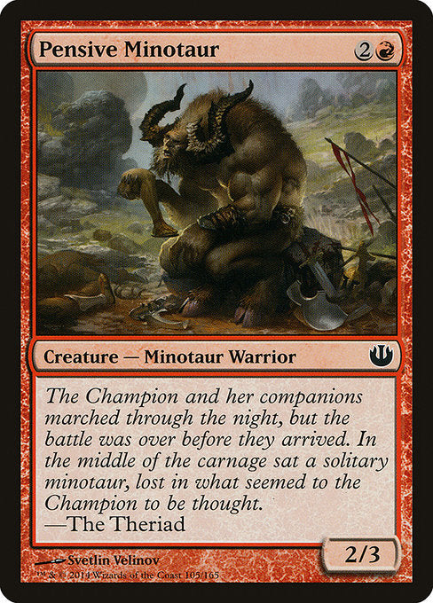 Pensive Minotaur [Journey Into Nyx] | Gear Gaming Bentonville