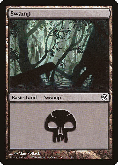 Swamp (105) [Duels of the Planeswalkers] | Gear Gaming Bentonville