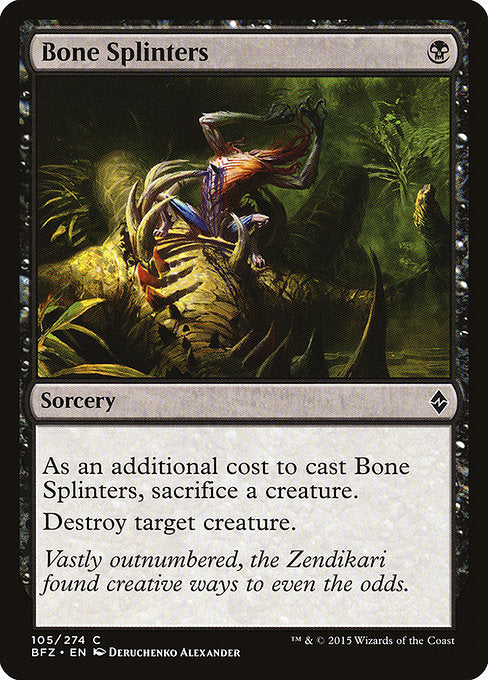 Bone Splinters [Battle for Zendikar] | Gear Gaming Bentonville