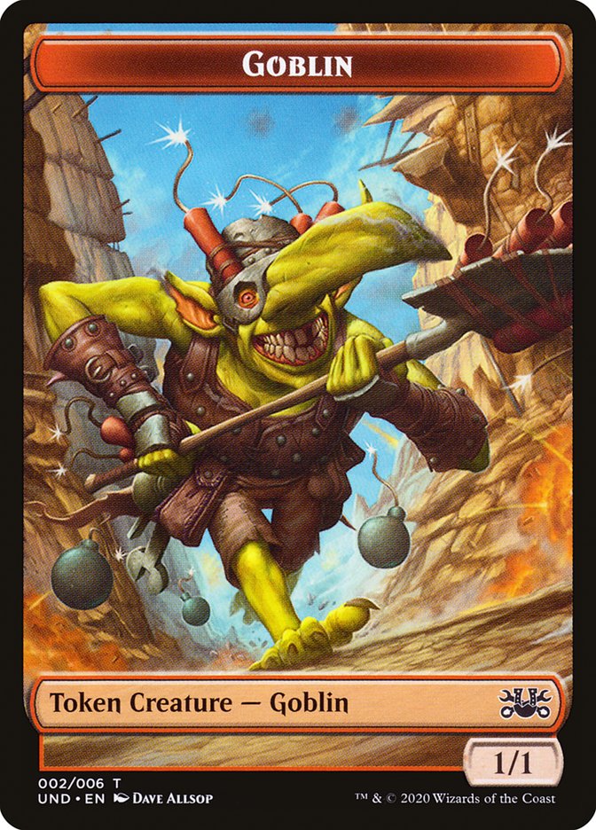 Goblin // Giant Teddy Bear Double-sided Token [Unsanctioned Tokens] | Gear Gaming Bentonville