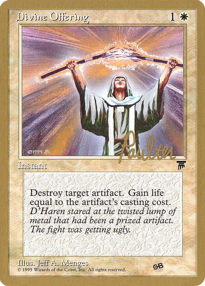 Divine Offering (Preston Poulter) (SB) [Pro Tour Collector Set] | Gear Gaming Bentonville