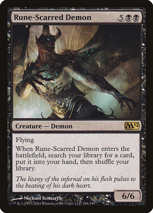 Rune-Scarred Demon [Magic 2012 (M12)] | Gear Gaming Bentonville