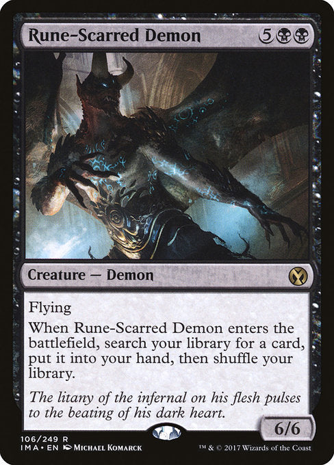 Rune-Scarred Demon [Iconic Masters] | Gear Gaming Bentonville